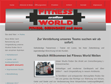 Tablet Screenshot of fitness-world-wellen.de